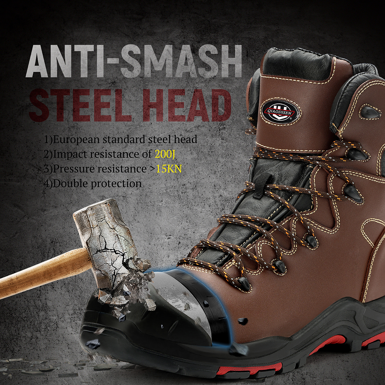 Safety Shoes Gray - Image 3